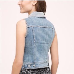 Pilcro and the Letterpress Denim Vest from Anthropologie. Size small, NWT